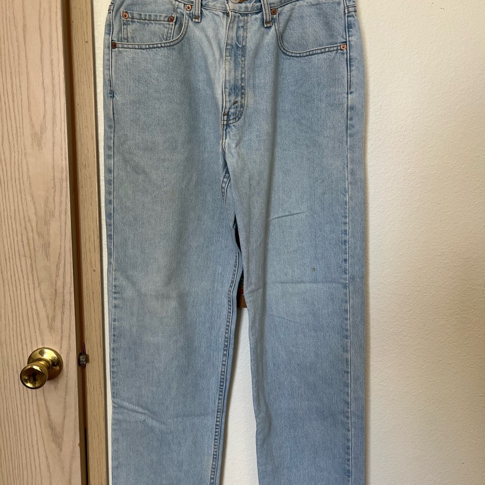 Levi's Blue Straight Leg Jeans Classic Denim